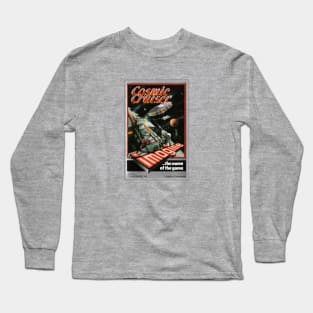 Cosmic Cruiser - Commodore 64 Cover Art Long Sleeve T-Shirt